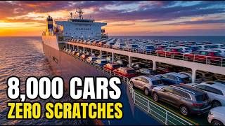 How 8,000 Cars Cross The Ocean Without A Single Scratches | Roro Ship Insode | Car Shipping