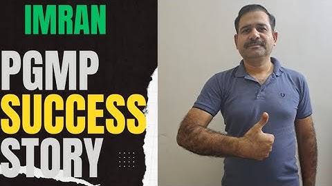 Imran PgMP Success Story - How to become PgMP In 2025