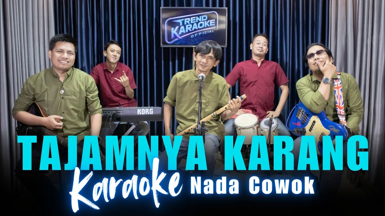 Karaoke Tanpa Vokal | TAJAMNYA KARANG - MANSYUR S | Nada Cowok/Pria | Lirik & Musik Jernih