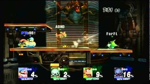 Genesis 2: ADHD (Diddy)/Seibrik (MK) vs. M2K (MK)/Ally (Snake/Wario) - SSBB