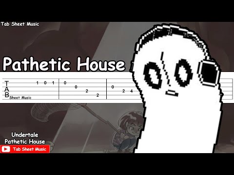 Undertale OST - Pathetic House Guitar Tutorial