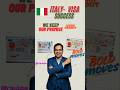 Italy schengen workpermit visa success | Best jobs in european country #shorts