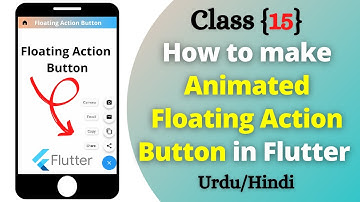 How to make animated floating action button in flutter | Expandable FAB menu ✔️