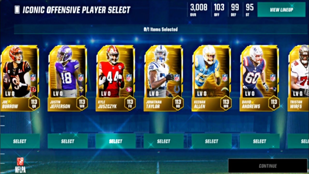 OPENING A 113 ICONIC SELECT PACK! Madden Mobile 23 YouTube