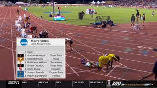 Men’s 200m - 2019 NCAA Outdoor Track and Field Championships
