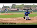 Blue Jays LHP Sean Nolin warming up on the mound - Minor League Spring Training 2013