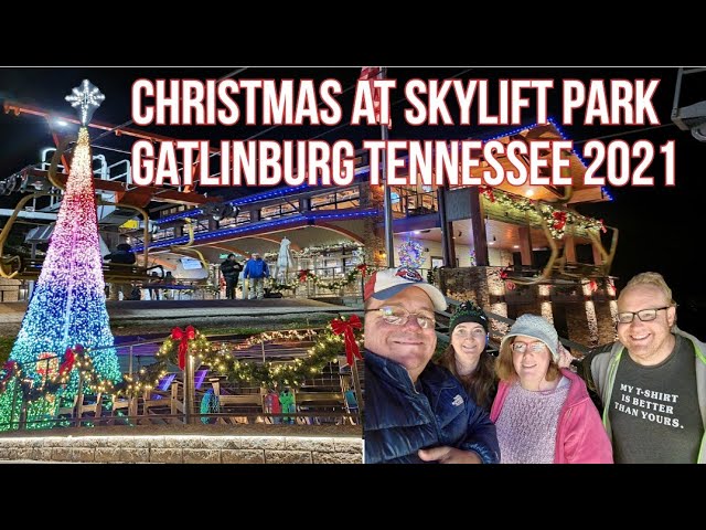 Skylift Park Lights Over Gatlinburg Christmas Time at the Sky ...