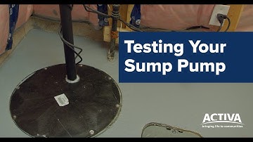 Activa Home Maintenance: How to Test Your Sump Pump