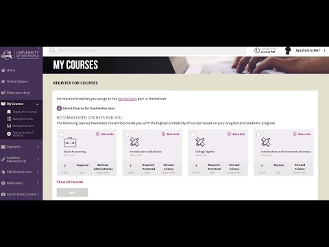 How to Register for Courses at UoPeople