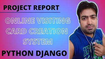 Project Report - Online Visiting Card Creation System
