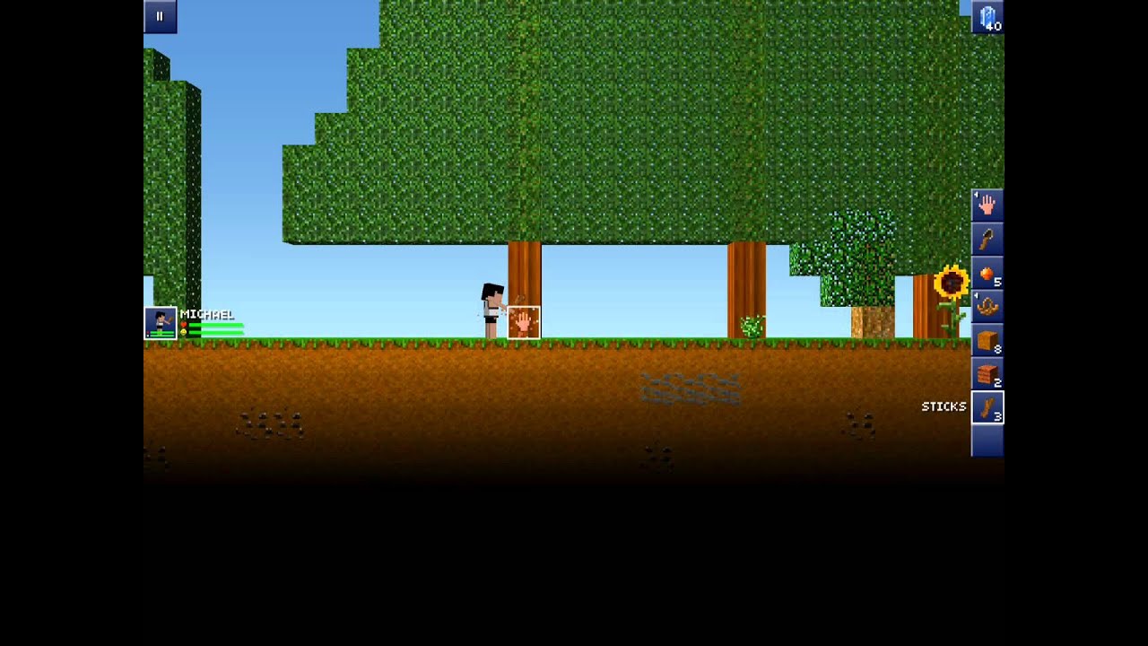 The Blockheads iOS Gameplay #001 (Building workbench and ...