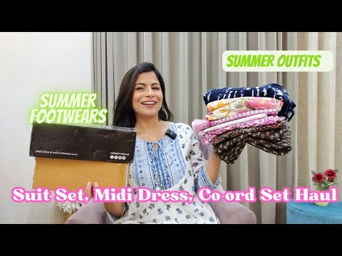 Summer Suit Salwar Set, Midi Dress, Cord Set Haul l Dream Simple