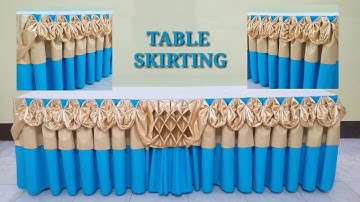 V Shape/Butterfly/Diamond | Double Combination | Table Skirting