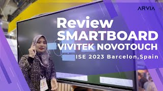 Terbaru !! Vivitek NovoTouch Smartboard di ISE 2023 Barcelona, Spain.