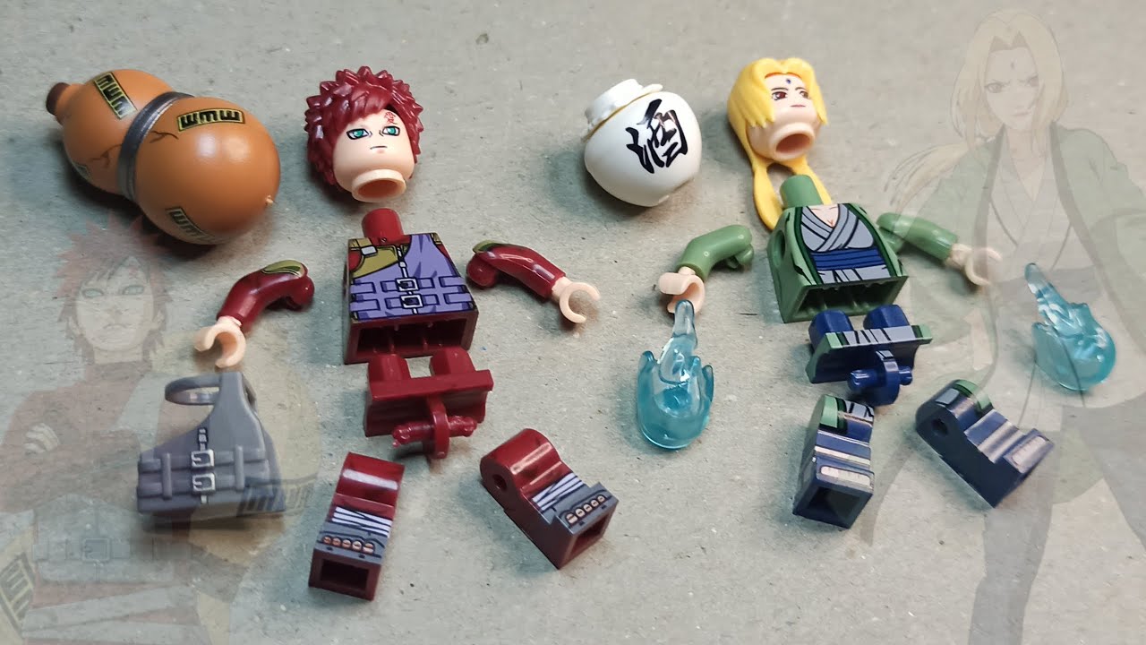 Lego Minifigures, Gaara vs Tsunade Senju