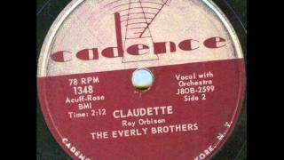 EVERLY BROS  Claudette   MAY '58 chords