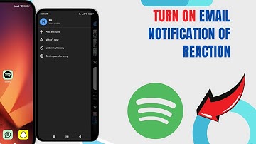 Turn On Email Notifications Of Reaction On Spotify. |Technologyglance