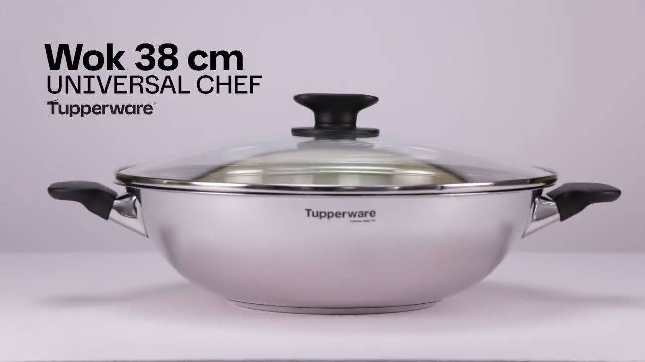 UNIVERSAL WOK 38cm Tupperware® - YouTube
