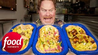 Casey Battles Against The Undefeated Six Alarm Fire Challenge Man V Food