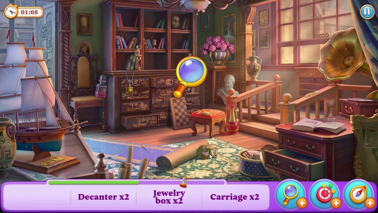 Manor Matters hidden objects #74 Antique Shop in pair x2 HD - Super ...