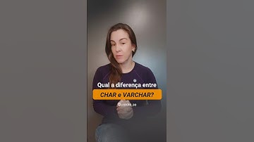 Diferença entre Char e Varchar - #sql #createse #bancodedados
