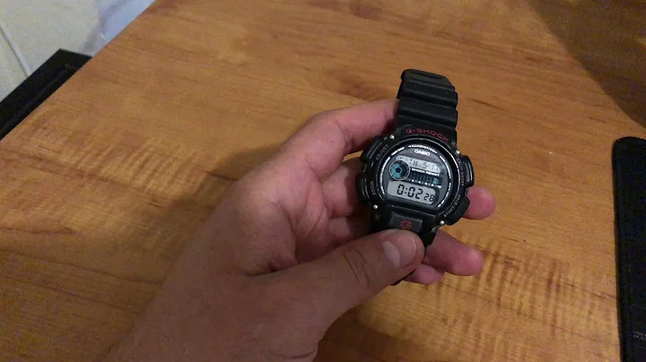 Changing format time in G-shock WD 9052