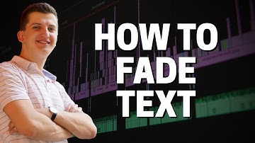 How TO Fade Text In and Out in Da Vinci Resolve 16