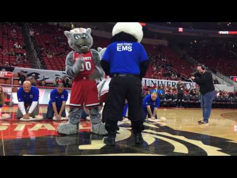 CPR Demo with Wake Co. EMS & NCSU