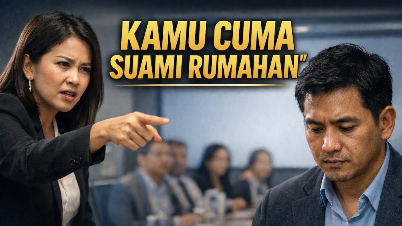 “Kamu Cuma Suami Rumahan” — Hari Itu Aku Berdiri dan Pergi dari Ruang Rapat.. 