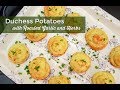 Duchess Potatoes with Roasted Garlic & Herbs ~ Amy Learns to Cook
