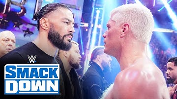 Roman Reigns comes face-to-face with Cody Rhodes: SmackDown highlights, Oct 13, 2023