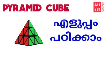Pyramid cube solving in Malayalam |All set by Arun