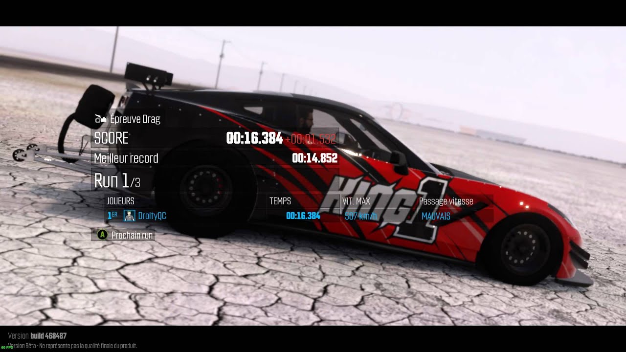 The Crew wild run beta --drag gameplay--