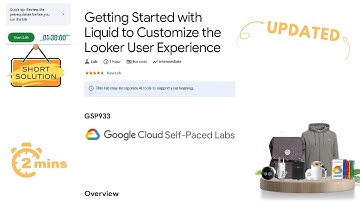 Getting Started with Liquid to Customize the Looker User Experience | #qwiklabs