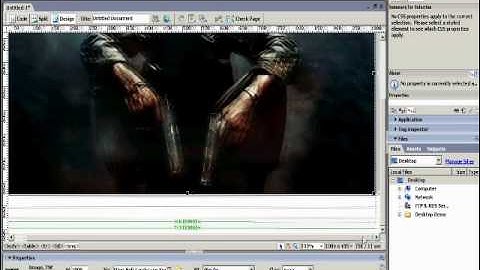 How to use Adobe Dreamweaver Cs3