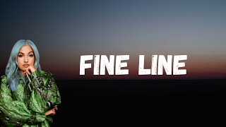 Video thumbnail of "Mabel & Not3s - Fine Line (Lyrics)"