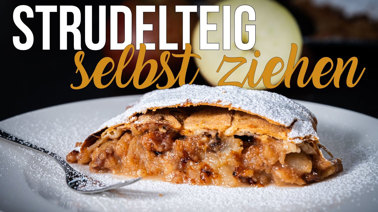 Strudelteig ziehen, ganz einfach