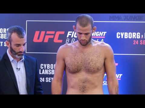UFC Fight Night 95 official weigh-ins are in the books in Brasilia, Brazil