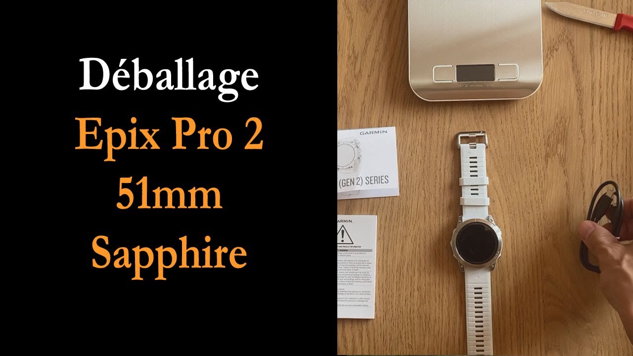 Unboxing Garmin Epix Pro 2 - 51mm Sapphire (parodie) 