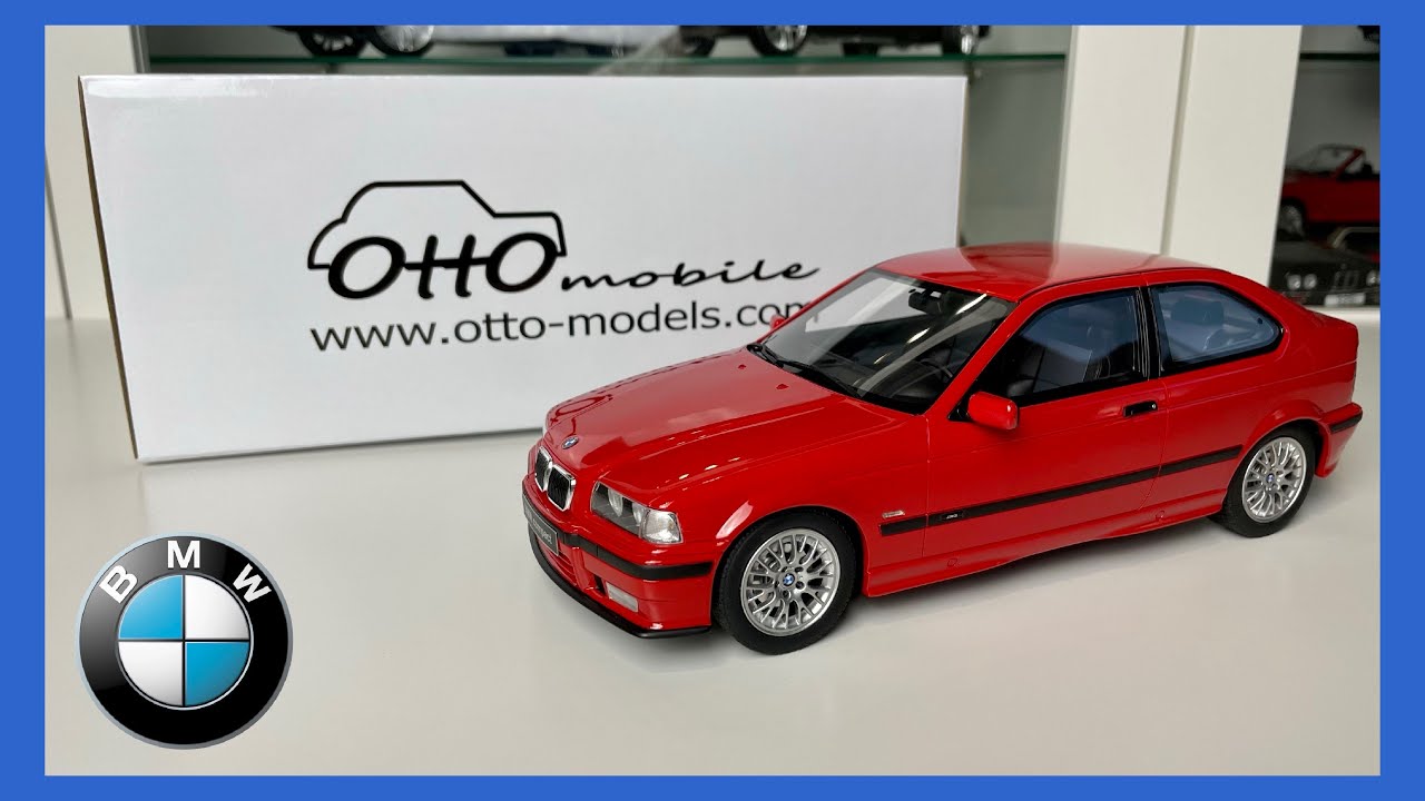 1998 BMW E36 Compact 323 TI Red Limited Edition to 2000 pieces Worldwide  1/18 Model Car by Otto Mobile 