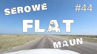 4K Driver's View: Serowe to Maun via Paje, Letlhakane, Mopipi, Rakops & Motopi A14, B300, A3 rds