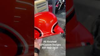 All finished! #custompaint @FrancescoBagnaia63  #jlpcustomdesignsllc #automobile #pearl #harley