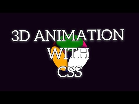 how to create 3D Animation | Html and CSS Animation | pure CSS