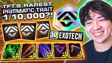 I Finally hit 10 Exotech... Probably The RAREST Prismatic Trait in the History of TFT I Set 14 TFT