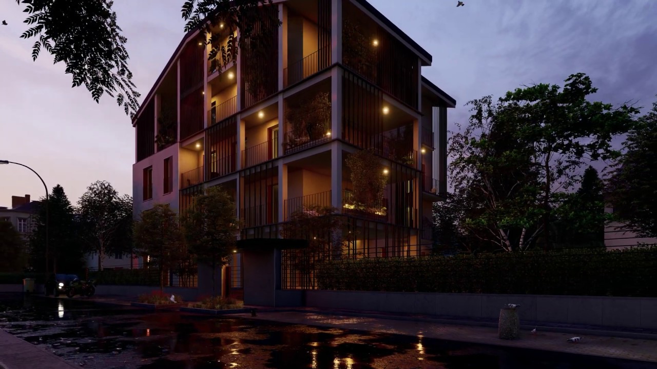 Rendering - Evening Rain