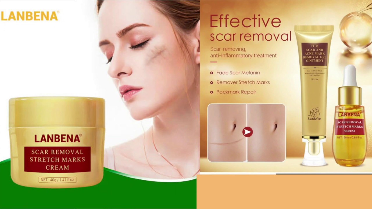 LANBENA SCAR REMOVAL STRETCH MARKS SERUM PIMPLE MARKS GEL CREAM