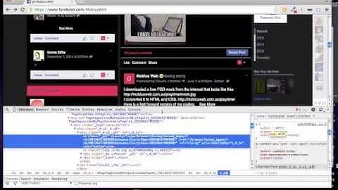Using chrome code inspector to change the look and feel of a website