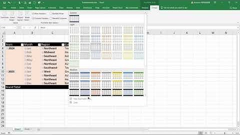 Master Custom Pivot Table Styles