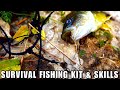 Learn three simple military survival fishing skills that get fish survival fishing kit