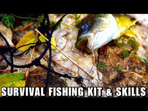 Learn Three Simple Military Survival Fishing Skills that Get Fish! Survival  Fishing Kit! 